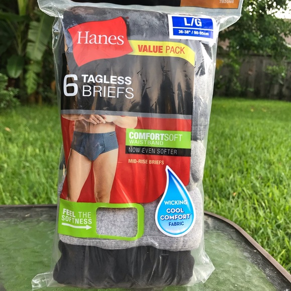 Hanes Men’s 6-Pack ComfortSoft Briefs. - Picture 2 of 6